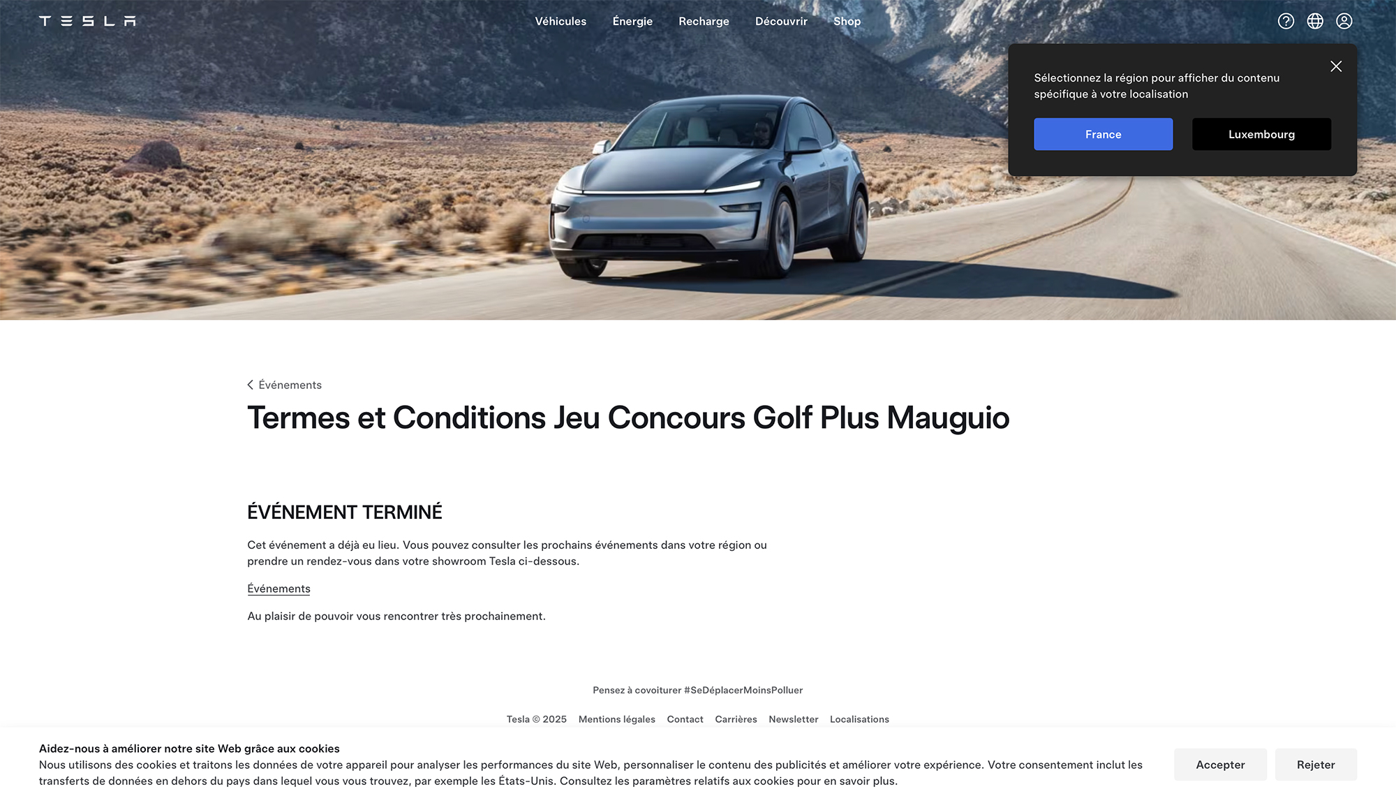 Termes et Conditions Jeu Concours Golf Plus Mauguio